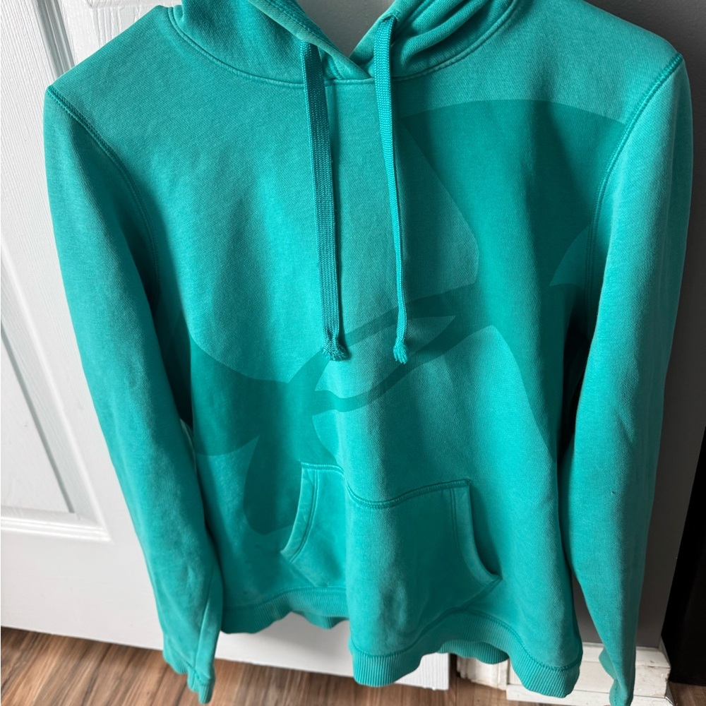 Under Armour Women’s Teal Hoodie with Front Pocket Size Medium